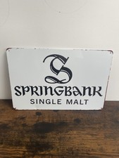 Blechschild SPRINGBANK WHISKY