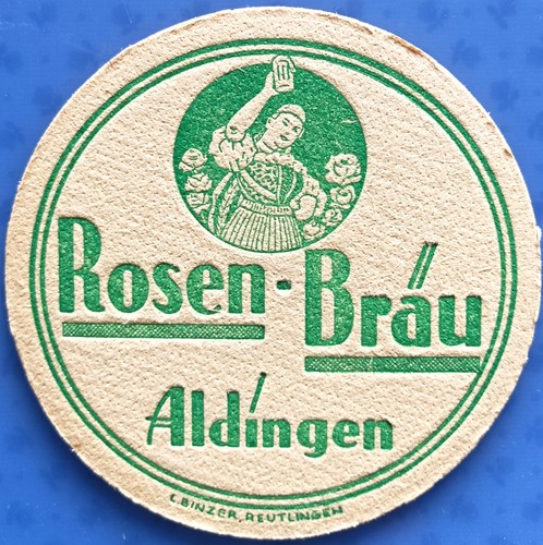 Alter bierdeckel rosen - alter, rosen-bräu