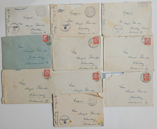 Saulgau 10 Briefe, dabei 4 x Feldpost Wehrmeldeamt Saulgau mit Inhalt 1940-1941