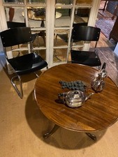 2 Stühle Stuhl armlehnstuhl  Loft Loftmöbel  Thonet S43 Freischwinger  Mart Stam