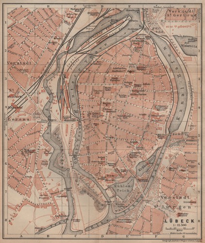 Lübeck antiker stadt - antiker,