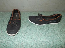 Schwarze Sneaker-Ballerinas Gr. 42