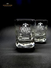 2 Whiskey Gläser Jim Beam Devils Cut mit Aufdruck I Tumbler 2er Whisky Glas Set
