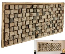 Wandbild Teak Teakholz Wand