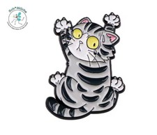 Anstecker Katze 2,4 x 3,6 cm