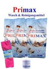 30 kg Waschmittel Vollwaschpulver Universal Pulver + Waschkraftverstärker + Tuch