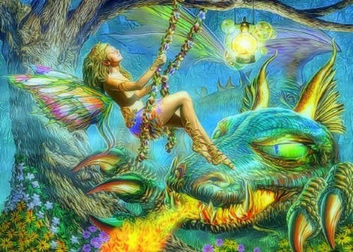 Fantasy drachen - fantasy,