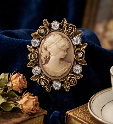 Vintage cameo kamee damen - vintage,