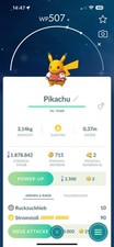 !!! Pokémon GO✨ SHINY PIKACHU College Jacke ✨ Trade Schillernd Tausch !!!