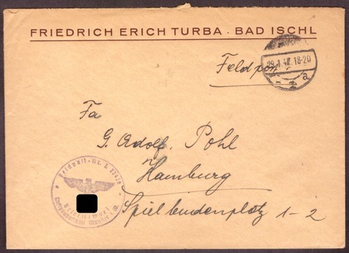 Feldpostbrief 1942 nach