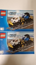 Lego 7939 Eisenbahn - 2 Autotransport Wagen mit je 2 Autos - komplett