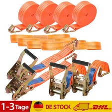 4x Spanngurte mit Ratsche und