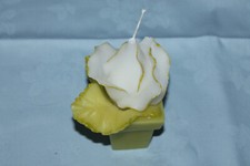 ausgefallene Kerze in Rosenform , massiv