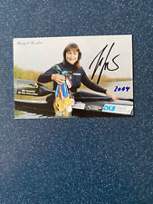 Autogrammkarte  "Birgit Fischer" Rudern/Kajak   signiert