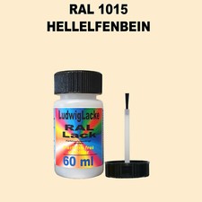Ral Lackstift mit Pinsel RAL 1015 Hellelfenbein 60ml glänzend Lackpen FreiHaus