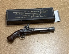 Alte Steinschlosspistole, Muskete, Replika, Deko