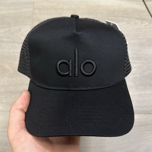 Alo trucker kappe schwarz - alo,