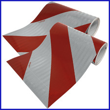 2x 9m Rolle KFZ Warnmarkierung Set DIN30710 282mm Baufahrzeug Schwertransport