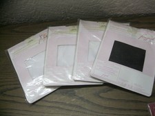 4x Vintage Feinstrumpfhose FOGAL Avignon Gr. M hauchfein mit zartem Muster.