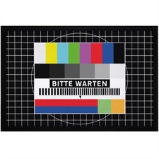 Fußmatte lustig Testbild