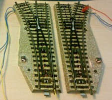 Märklin H0 5202 elektr. Weichenpaar M Gleis erstklassiger Zustand