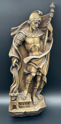 Große vintage heiligenfigur - große,