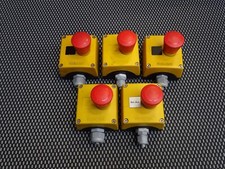 5 Original Siemens 3 SB 38.. 54x71mm Not-Aus Schalter