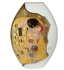 Goebel Gustav Klimt Bodenvase Der Kuss Neuheit 2022 limitiert 8591 46 cm hoch
