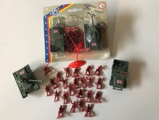 Armee Spielset Soldaten Spielset Panzer Mini Männer Army Militär Spielzeug