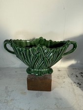 50er Jahre Sylvac 2488 - Hyazinthen Vase - 8" - sattes Grün - Top Zustand