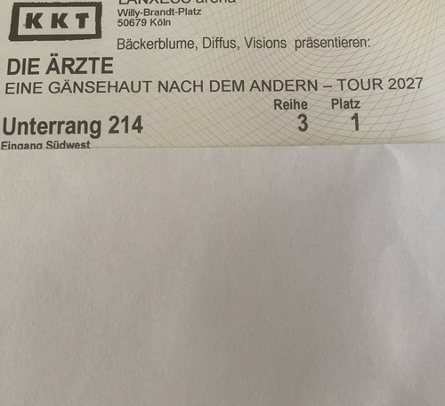 Die ärzte 2027 in - Ärzte,