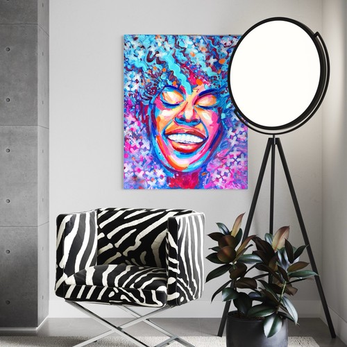 Original abstract portrait - original,