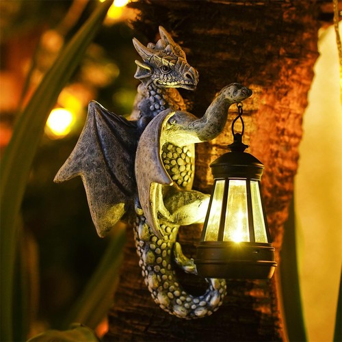 Led solarlampe drachenfiguren - led,