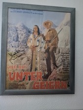 Unikat. Orginales Autogramm. Poster. Winnetou. Unter Geiern. G. Motic. D.Rajter