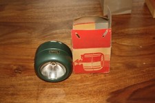 Sammlungsauflösung Antike Fahrradlampe grün von Ennwell Trommelscheinwerfer Kult