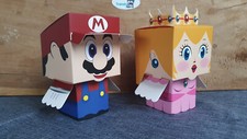 Faltfigur f. Mario und Peach*