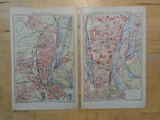 2 x Orig.(1908) Lithographie