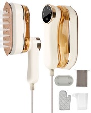 Eumaty Reise Bügeleisen Dampf  2in1 Dampfbügeleisen Reise Dampfglätter mit LED