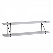 Wandregal Doppel 60-100cm