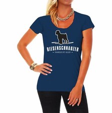 Damen T-Shirt Riesenschnauzer