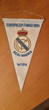 Wimpel Finale EC Landesmeister 1964 WIEN REAL MADRID vs INTER MAILAND ORIGINAL!