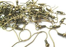 Großpackung Sonderposten 500 Ohrhaken 17x21mm Ohrring Rohling Farbe bronze #S280