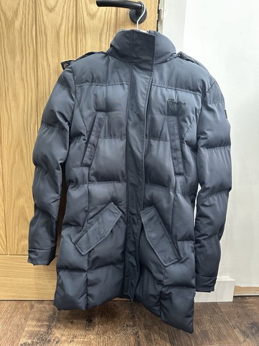 Navy equiline padded - coat, xs