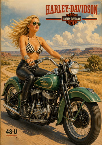 Harley davidson 1948 - harley, u