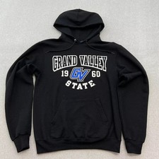 Champion Kapuzenpullover Hoodie Herren S Schwarz Grand Valley State Sweatshirt