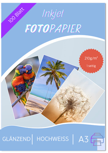 100 blatt fotopapier 210g - 100,