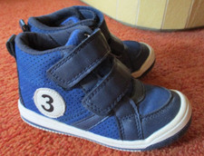 WALKx KIDS; Kinderhalbschuhe blau-weiß Größe 23