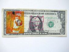 c) J.M.BASQUIAT: 1$ BANKNOTE