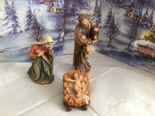 Krippenfiguren familie 9 - krippenfiguren,hl., 9,5