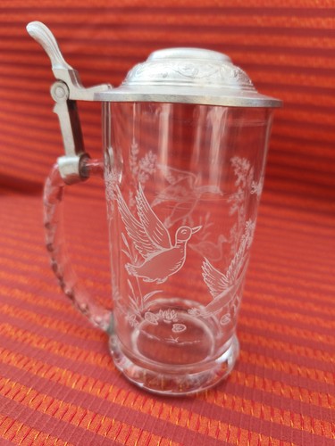 Bierkrug glaskrug mit - glaskrug,
